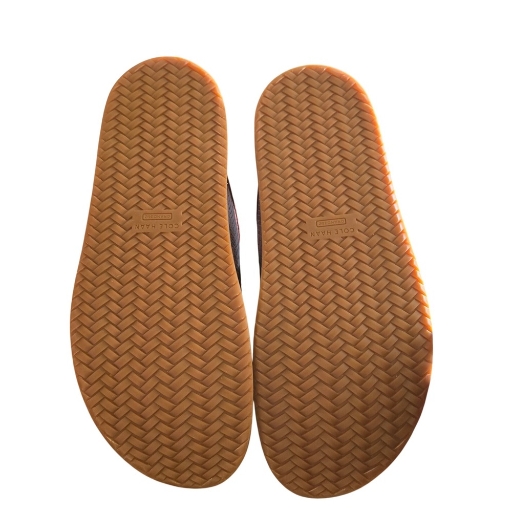 Cole Haan Marisol Adjustable Slide Sandals Womens 7.5 Brown New Snakeskin Emboss - Picture 7 of 7